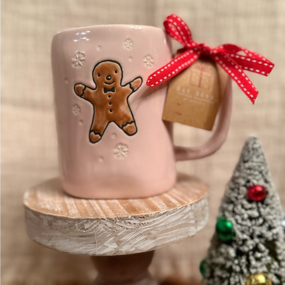 Rae Dunn Pink Gingerbread Mug